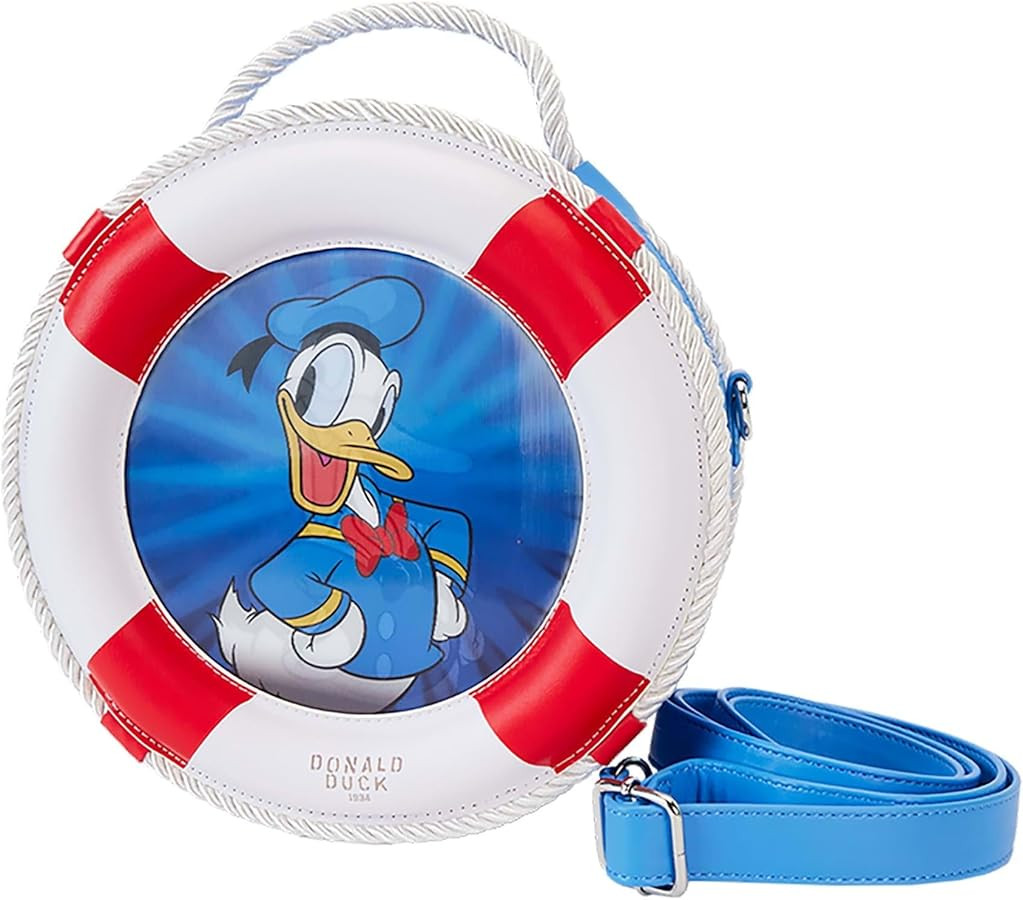 Loungefly Donald Duck 90th Anniversary Lenticular Crossbody Bag Disney | Amazon (US)