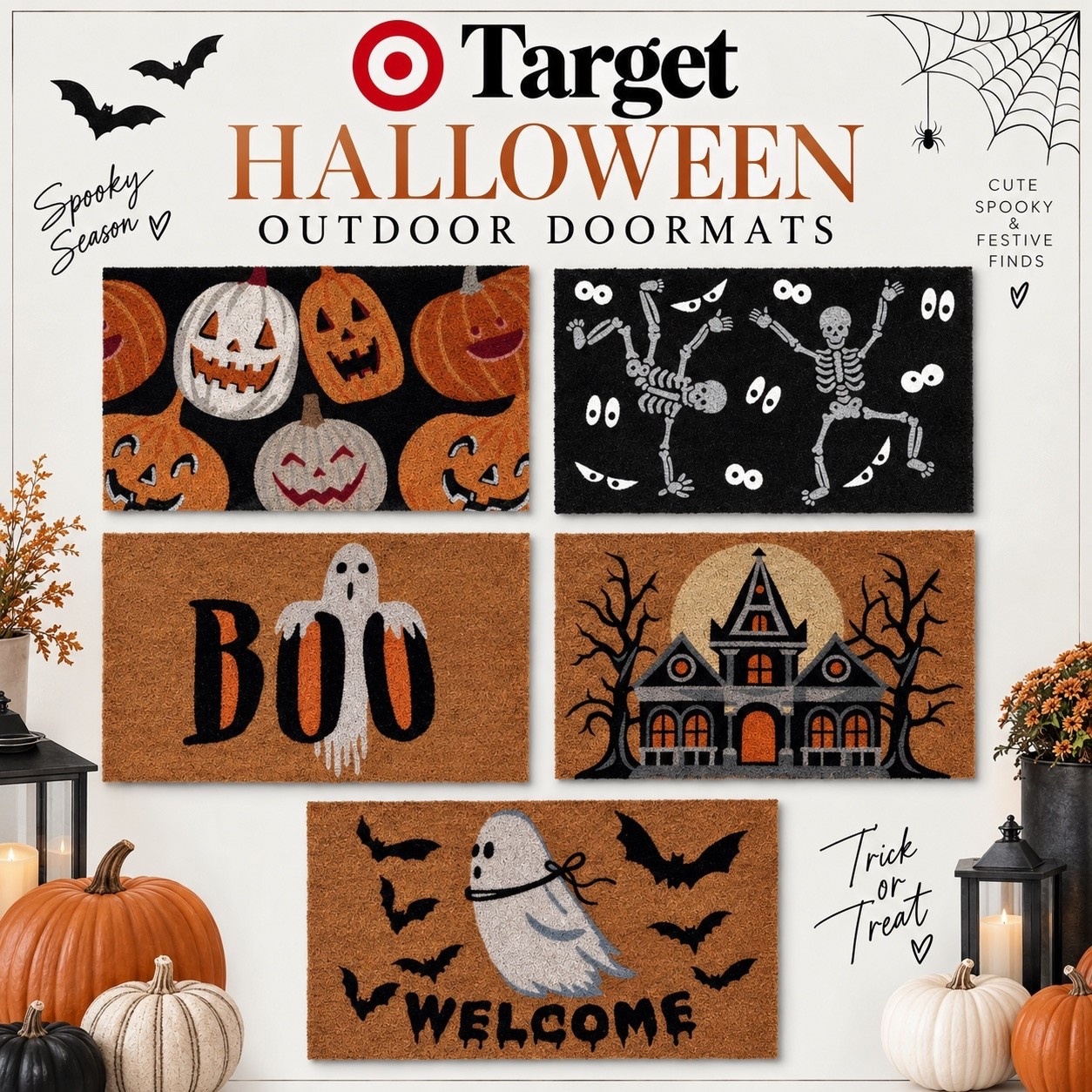 Target Halloween outdoor doormats under $15!

#LTKSeasonal #LTKSaleAlert #LTKHome