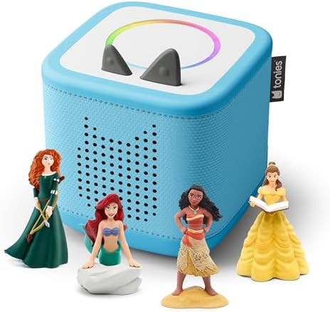 Toniebox 2 Audio Player Disney Princess Bundle for Kids 3+ with Ariel, Moana, Merida, and Belle -... | Amazon (US)