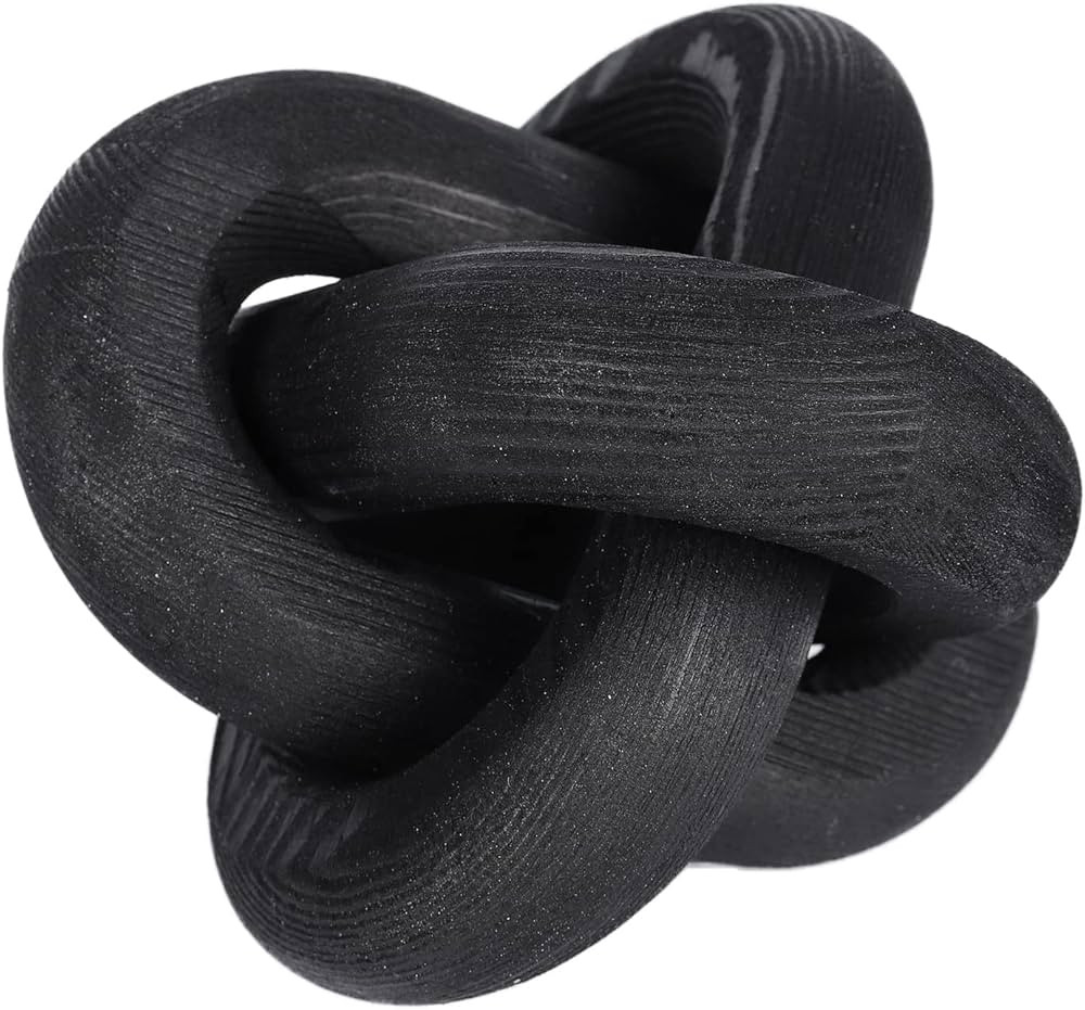 Renococo Wood Chain Link Decor 3-Link,4.3 Inch Dia Wood Knot Decor,Hand Carved Decorative Chain K... | Amazon (CA)