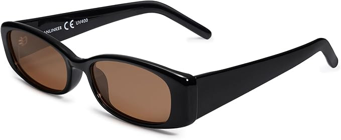 VANLINKER Trendy Small Polarized Rectangle Sunglasses for Women Men Retro 90s Shades VL9787 | Amazon (US)