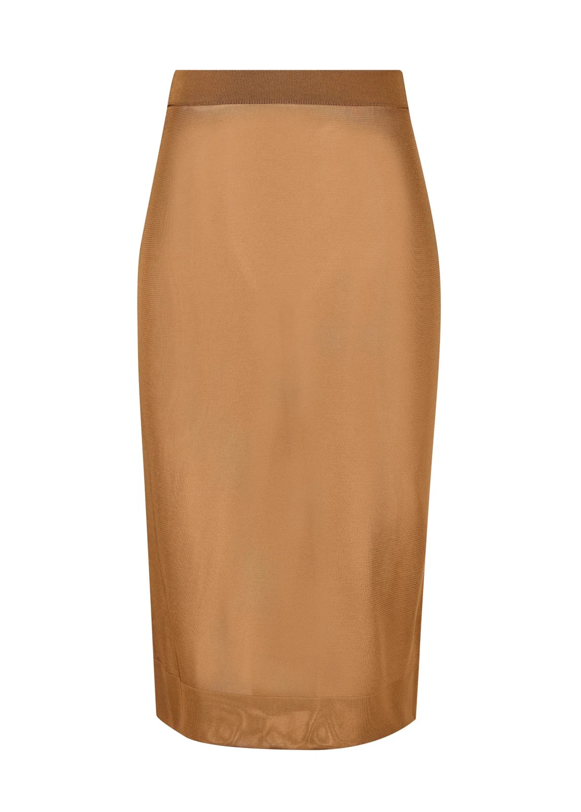 Saint Laurent High Waist Knitted Pencil Skirt | Cettire Global