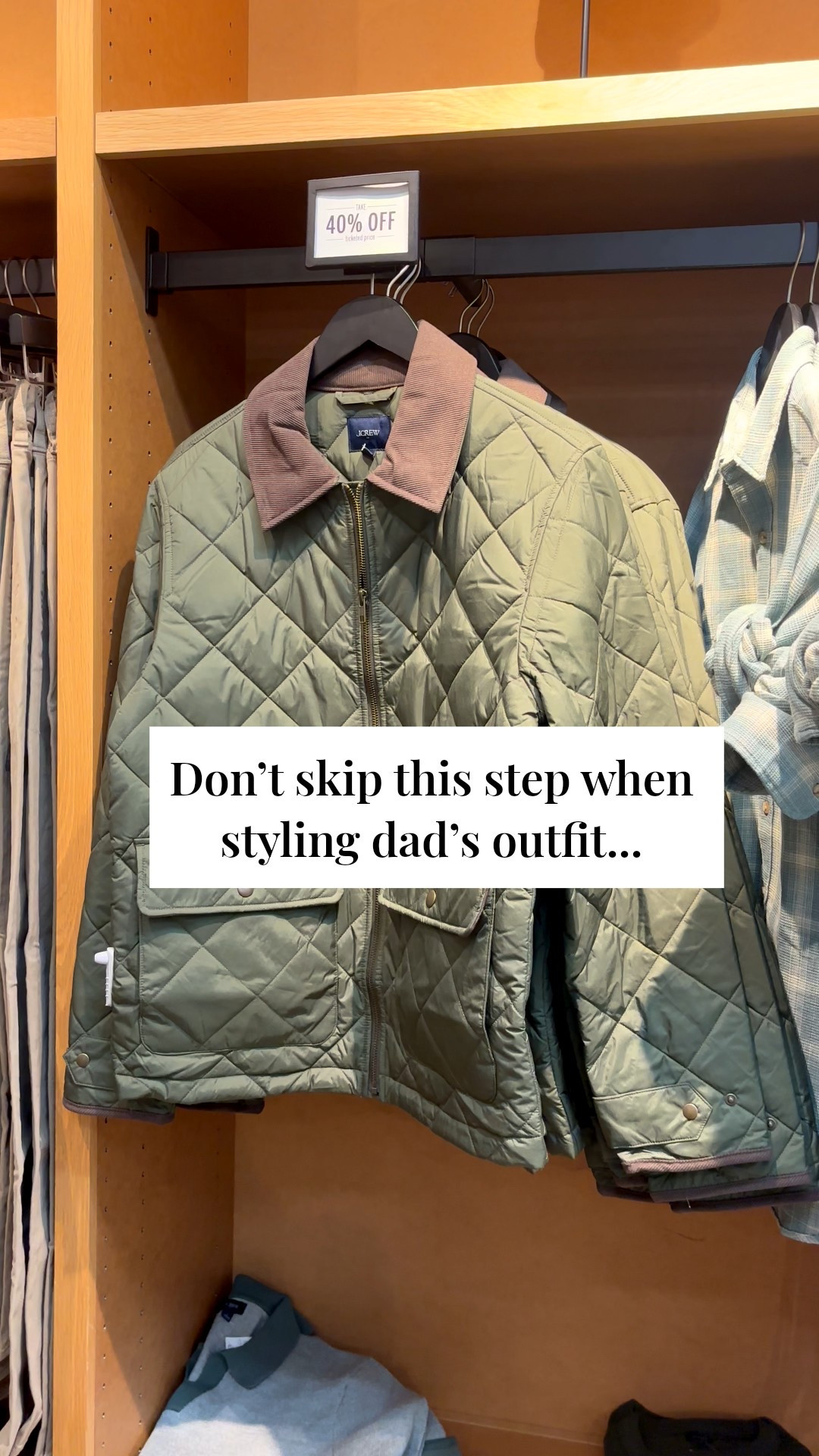 It’s all about the layers 👏
My #1 tip for styling men in family photos — add layers.
Even a simple overshirt, henley, vest, or jacket makes the outfit look instantly more styled (and photographs so much better).
It adds texture, depth, and helps the guys look effortlessly put-together without trying too hard.

#familyphotooutfits #styletips #ltkstyletip #fallfashion #dadstyle #mensstyle #familyphotostyle

Men's fall jacket. Mens family pictures. Mens style. Men's capsule wardrobe. Jcrew. Men's fashion. 

#LTKStyleTip #LTKMens