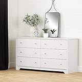 South Shore Master Bedroom/Dresser, Pure White | Amazon (US)