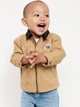 Full-Zip Twill Barn Coat for Baby | Old Navy (US)