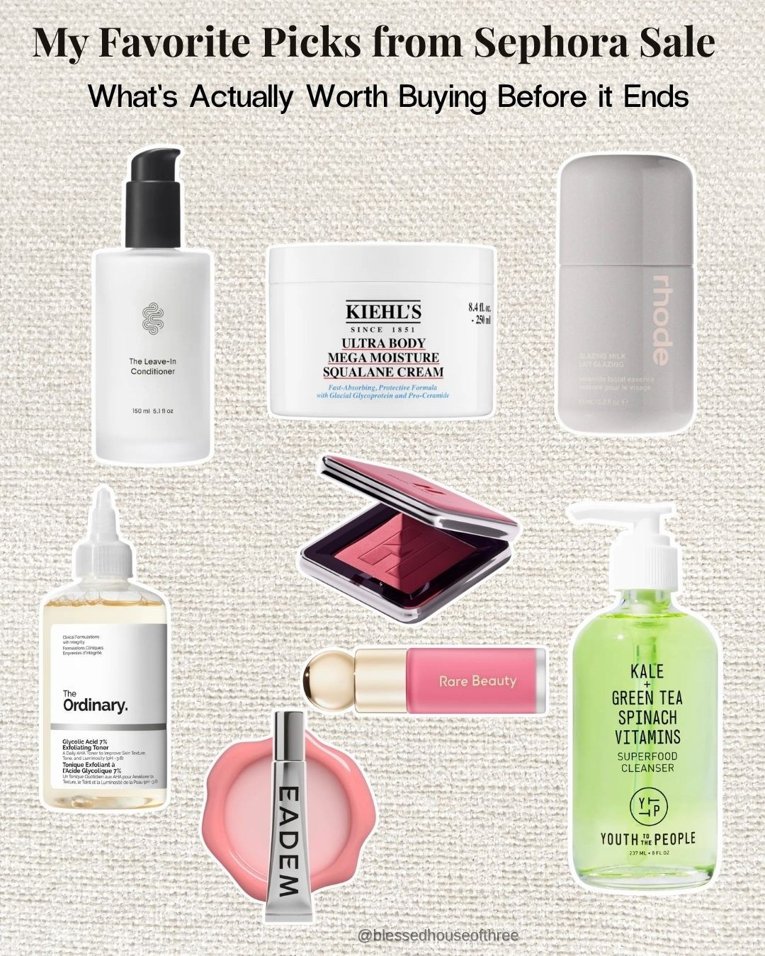 Here are my favorite beauty picks from the Sephora sale that are actually worth buying before it ends on 4/17. I focused on everyday staples, viral favorites, and skincare and makeup I personally love or would repurchase, including hydrating lip treatments, glow-boosting skincare, and long-wear blushes. If you’ve been waiting to restock or try something new, this is the best time to save on top beauty finds. Follow me on LTK for daily fashion, home decor, and beauty finds.

#LTKSaleAlert #LTKBeauty