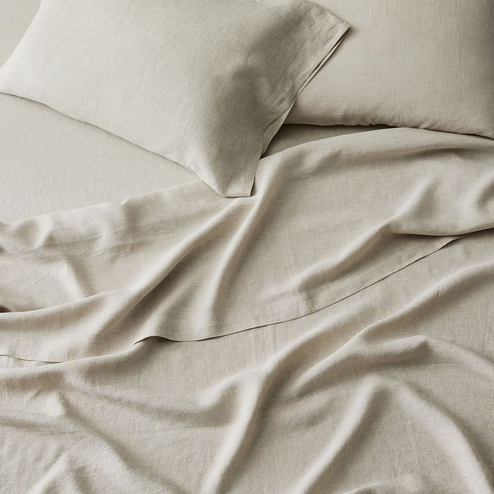European Flax Linen Sheet Set &amp; Pillowcases | West Elm (US)