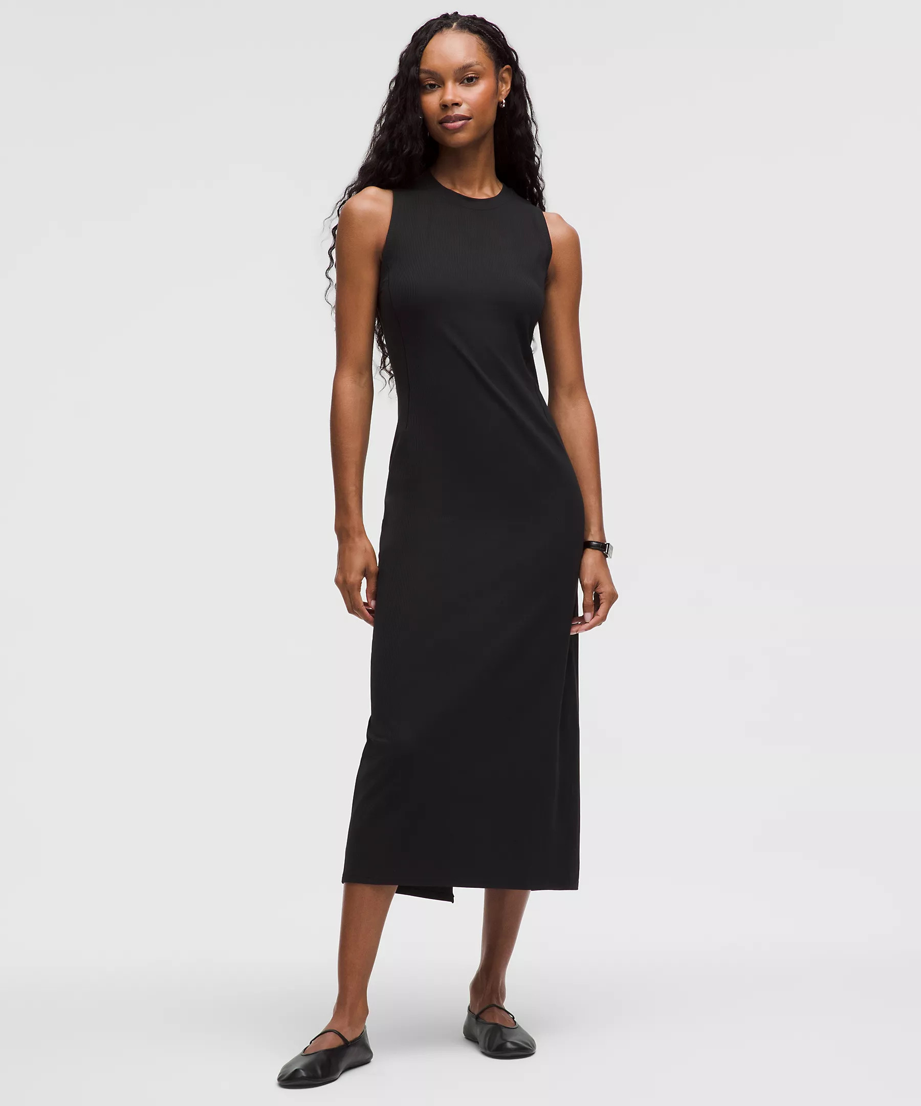 All Aligned Ribbed Midi Dress | Lululemon (US)