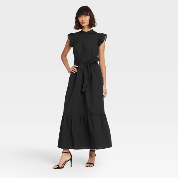 Women's Ruffle Short Sleeve A-Line Dress - Who What Wear™ | Target