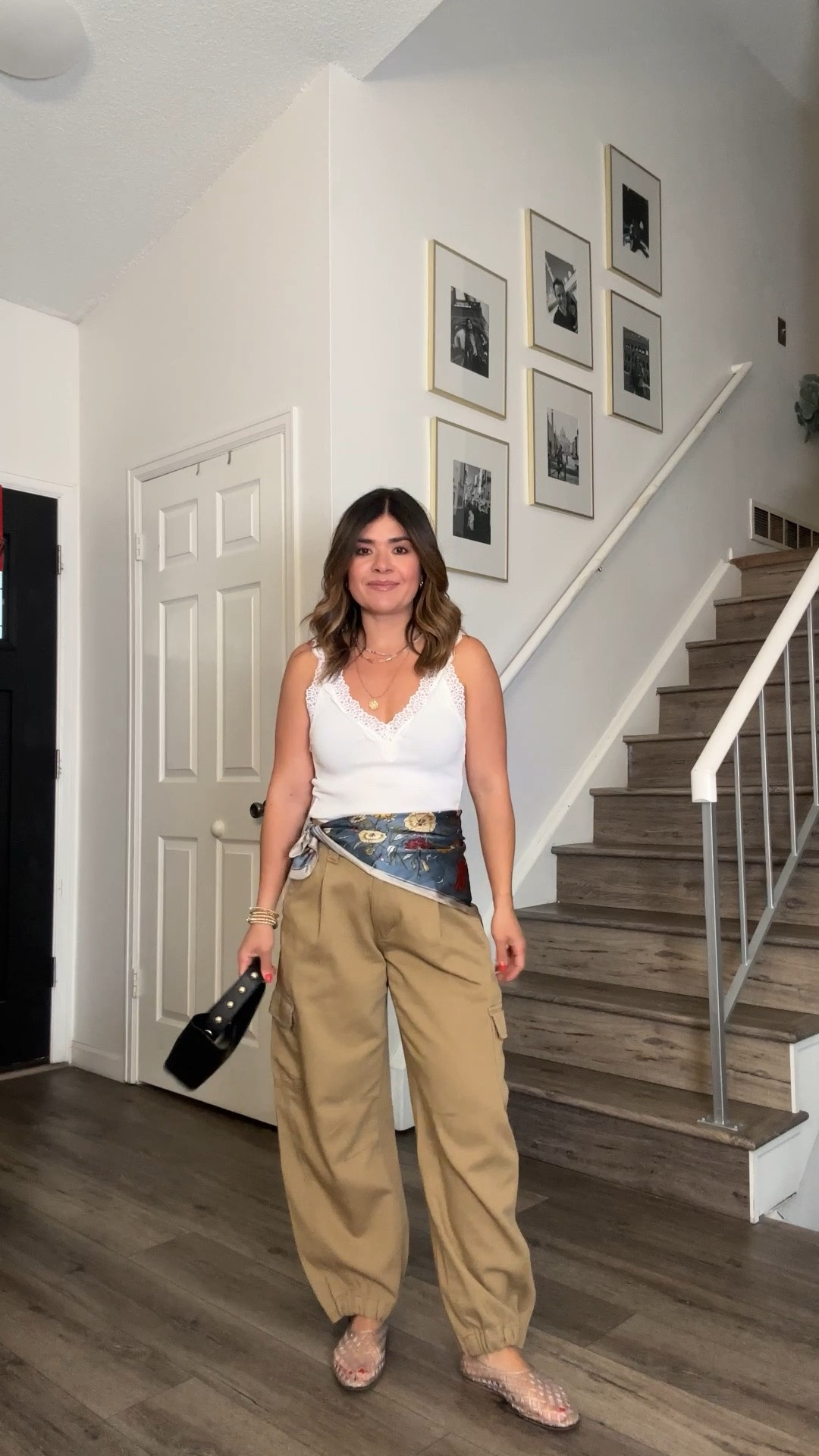 I can’t stop wearing these cargo pants! They are just so chic and comfy! 
Tank top size xs
Pants size xs

#LTKootd #LTKSeasonal