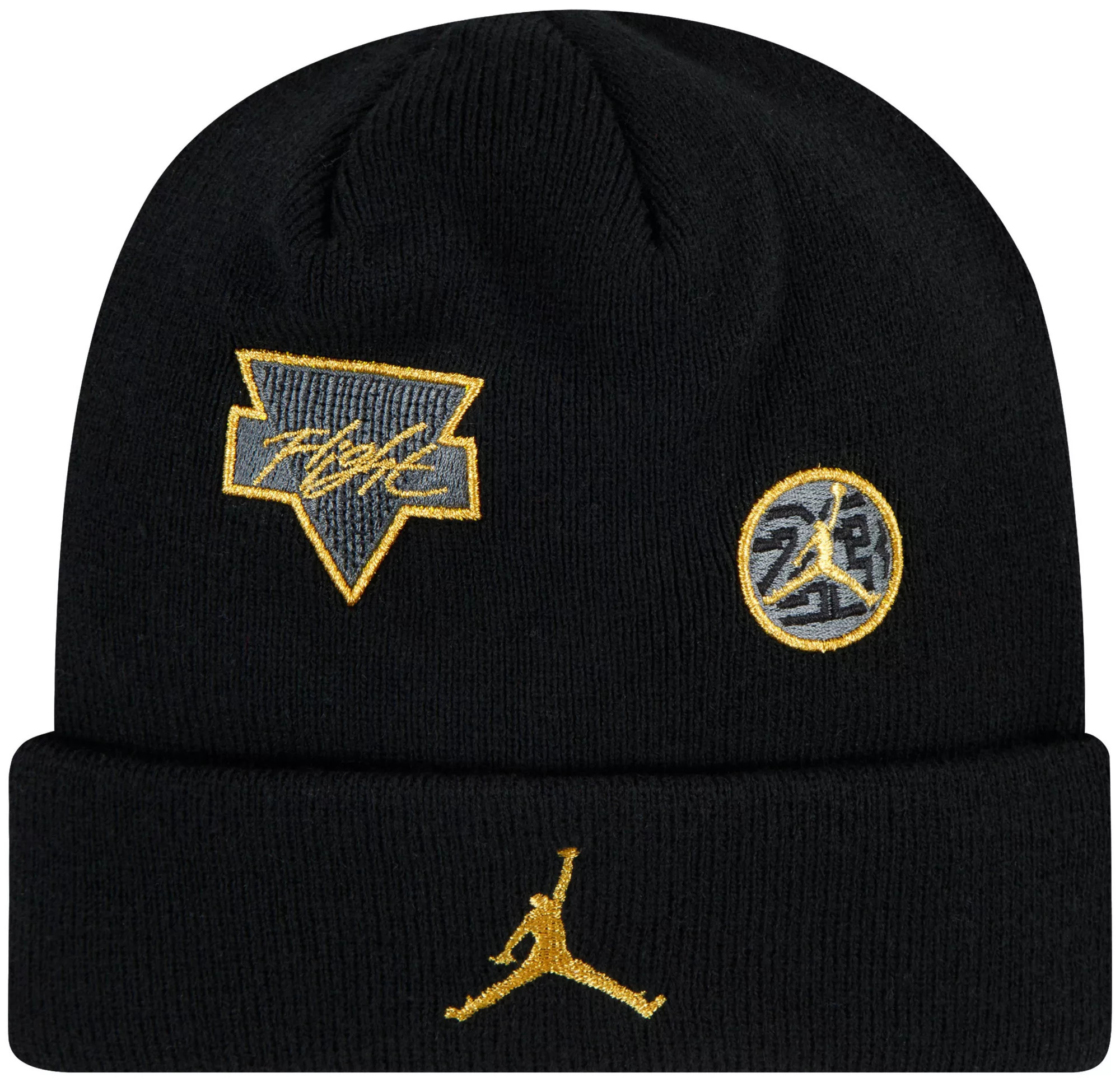Jordan Kids' See Me Shine Beanie, Boys', Black/Gold | Going Going Gone