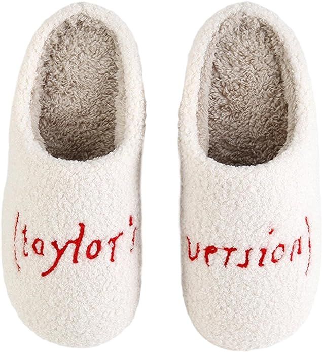 1989 Taylor Slippers For Women Men,Cute Comfy Bedroom Slippers,Fall Home Slippers House Slippers,... | Amazon (US)