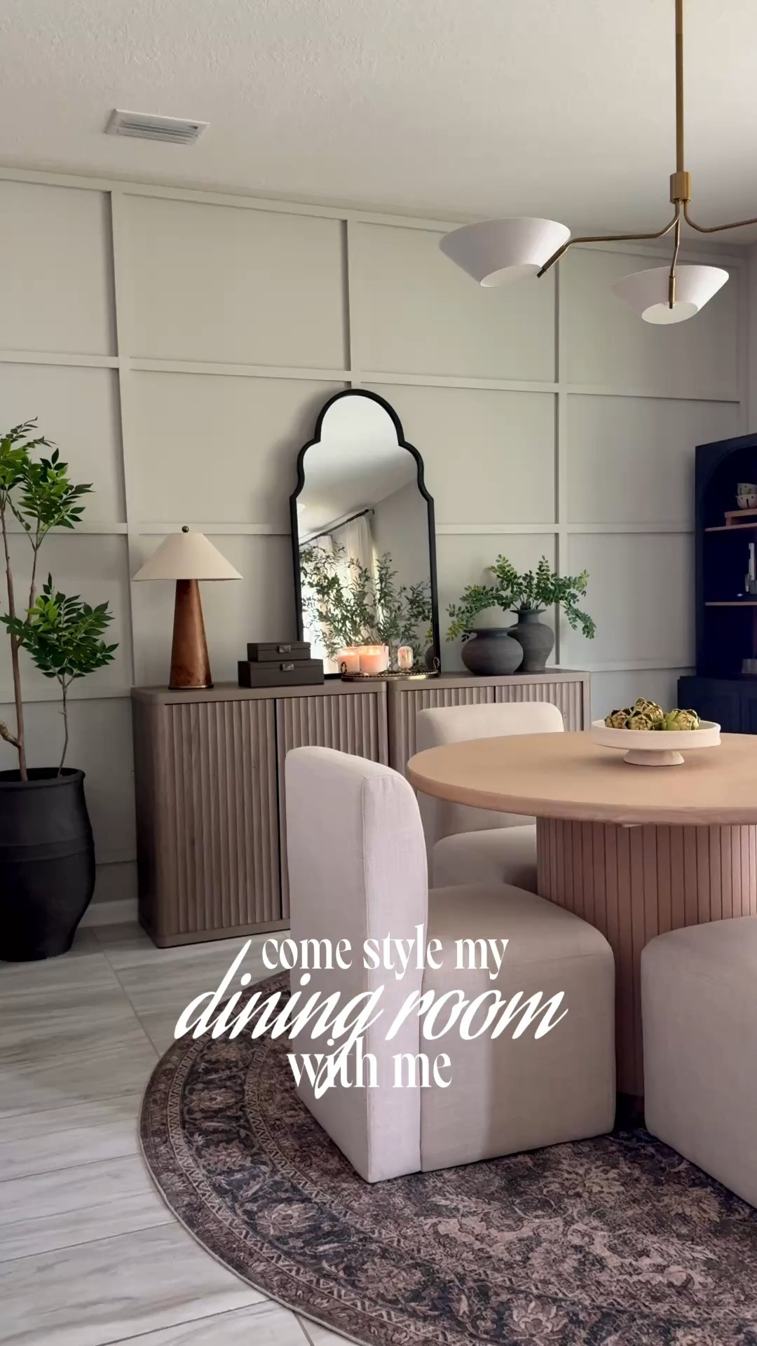 Come style my dining room sideboard with me- sharing what I picked up from the new Studio McGee collection 😍😍

Dining room inspo, new Studio McGee decor, summer decor, dining room sideboard, sideboard styling, console table styling, designer inspired home finds, dining room chairs, dining room table

#LTKHome #LTKSeasonal