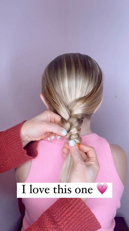 Over and under braid 💗 pretty hairstyle that’s so easy to do. I will share all of the hair products that we love in use. 

#LTKBeauty