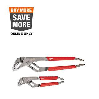6 in. and 10 in. Straight-Jaw Pliers Set (2-Piece) | The Home Depot