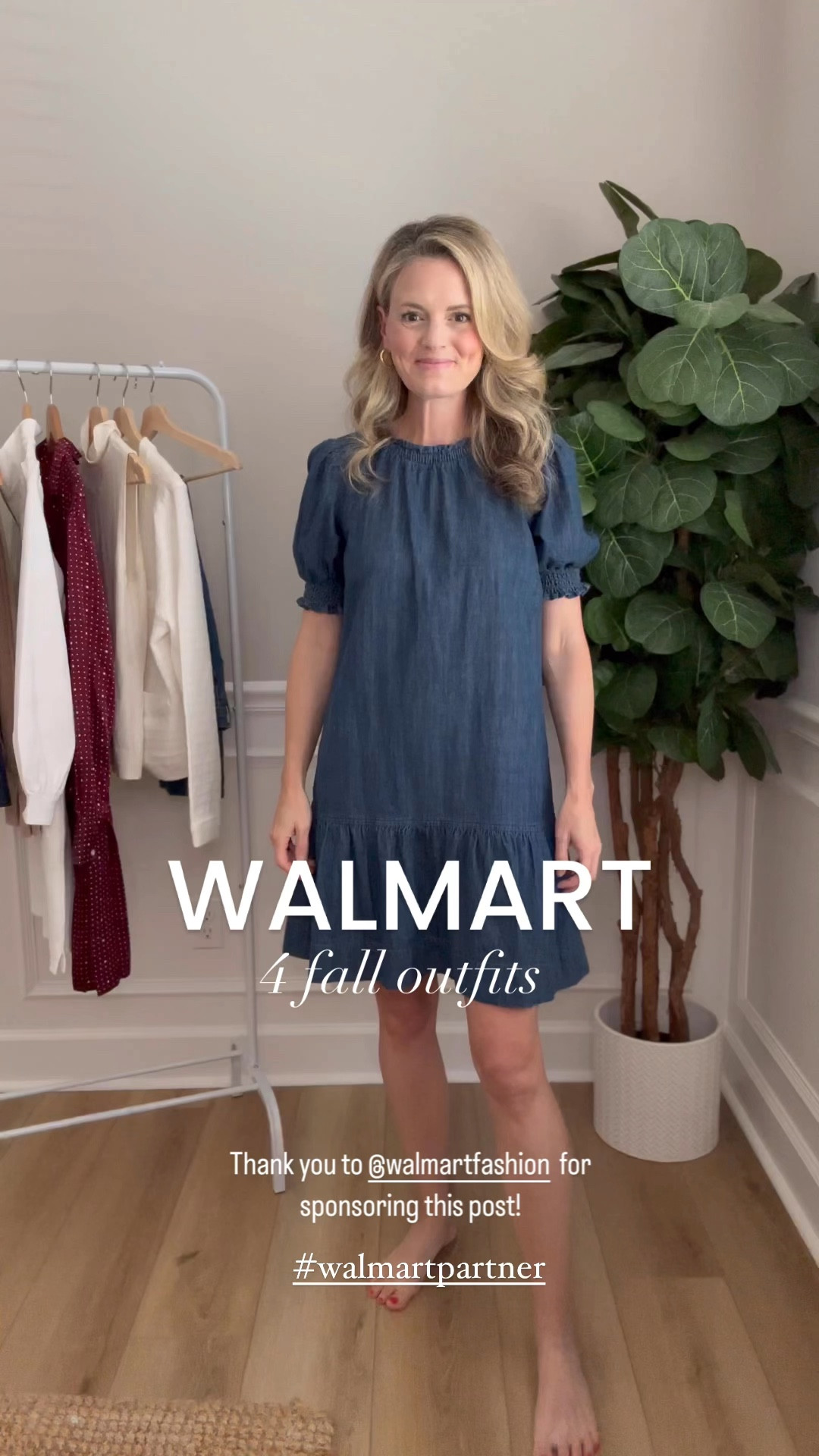 #walmartpartner @walmartfashion does it again! Sharing 4 fall outfits on Walmart! 

Straight leg denim: I love the fit of these! High waisted and very flattering. These run TTS

Sleeveless top: can be worn by itself tucked into denim and skirts. Easy to pair a cardigan or blazer over it. It’s the perfect layering piece!

Cardigan: this piece is beautiful! Gold detail buttons with amazing quality. It’s the perfect work or casual option to add to your closet.

Dress: so pretty for the holidays, date night or as a work option paired with a blazer. It’s lightweight and flowy. Has functional buttons all the way down.

White dress: the casual dress your closet needs! It’s sophisticated and not too thick. Perfect for those hotter fall days. So cute with flats but also can be worn with sneakers  Comes in more color options. 

Denim top: the prettiest transitional staple piece! Can be worn with work pants, white denim, skirts etc. the options are endless! 

Tan pants: these are great for work! They run a little big so I would suggest sizing down

Thank you to Walmart for sponsoring this post!  

#LTKFindsUnder50 #LTKWorkwear #LTKStyleTip