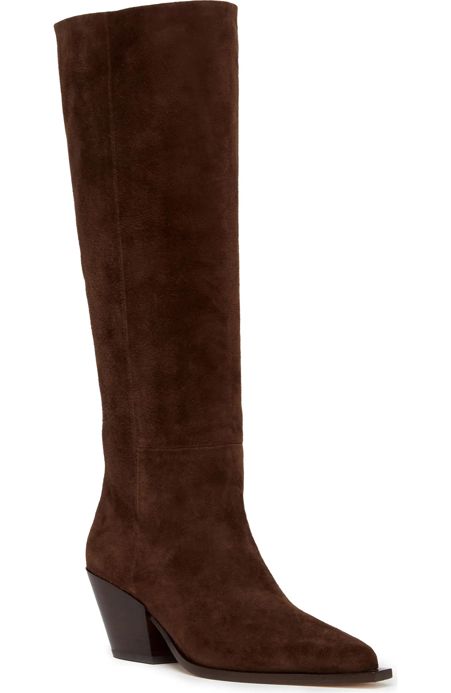 PAIGE Lillian Pointed Toe Knee High Boot (Women) | Nordstrom | Nordstrom