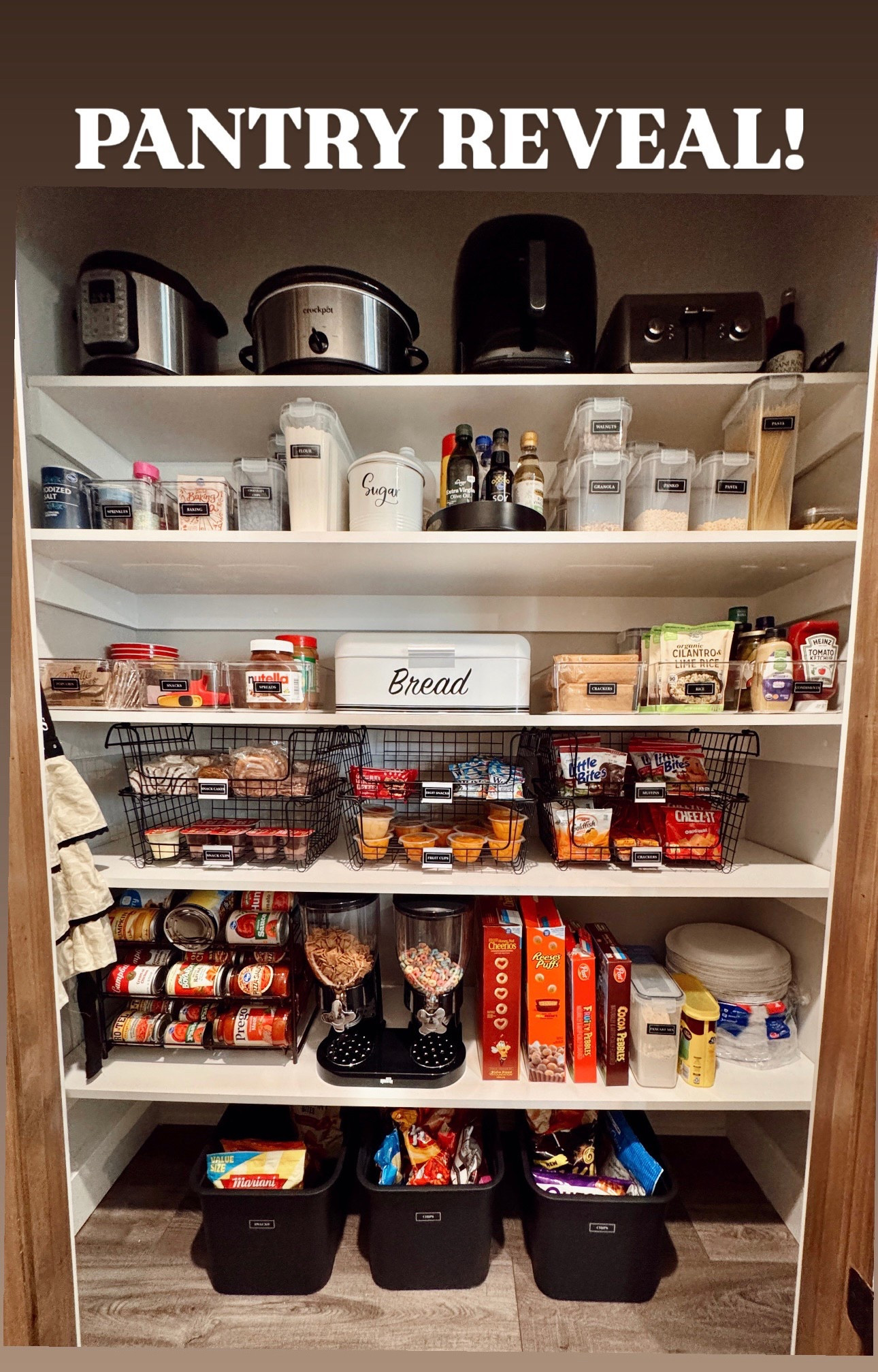 Pantry Reorganization 


#LTKKids #LTKFamily #LTKHome
