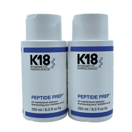 K18 Peptide Prep PH Maintenance Shampoo 8.5 oz Set of 2 | Walmart (US)