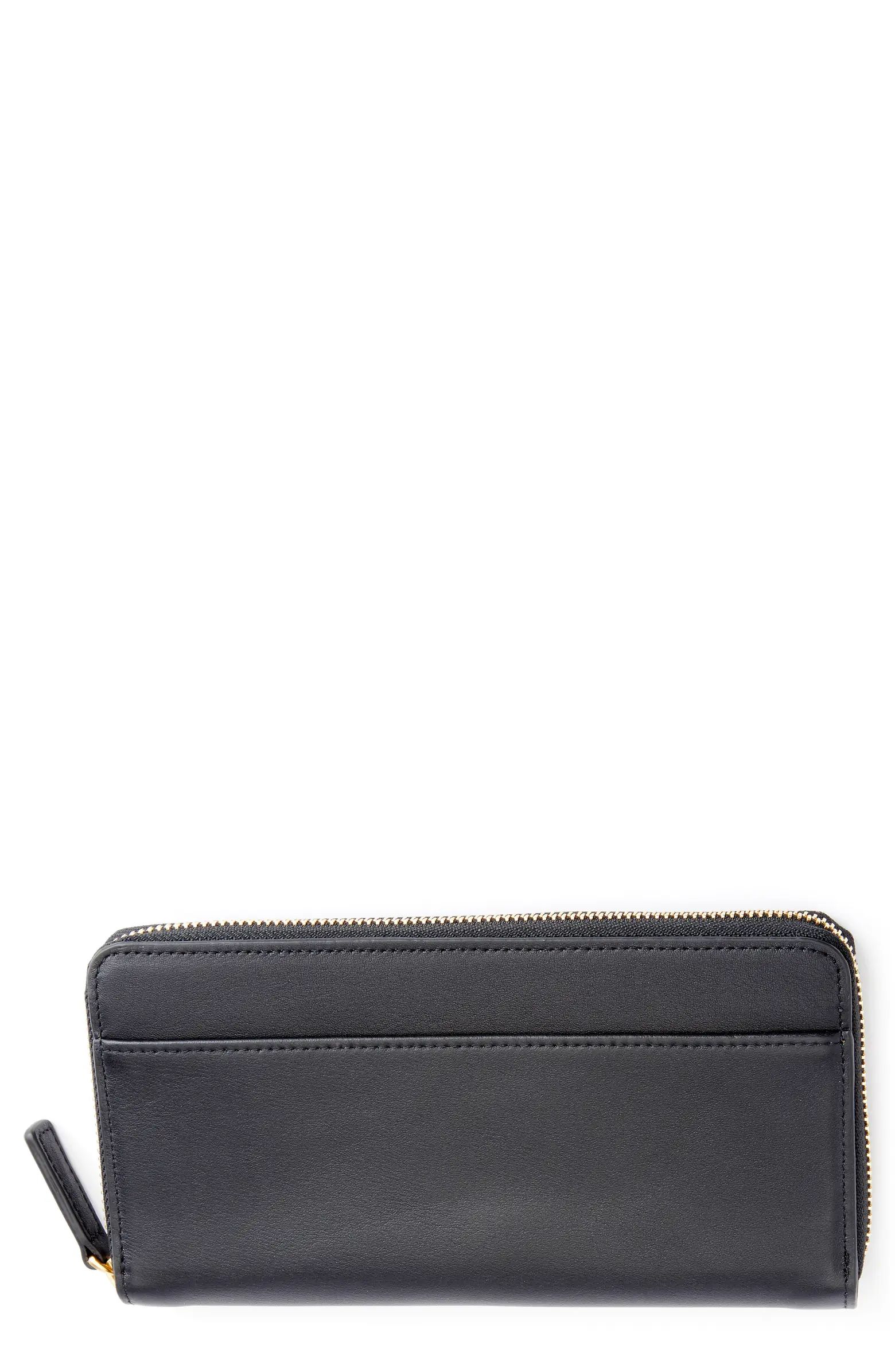 Continental RFID Leather Zip Wallet | Nordstrom