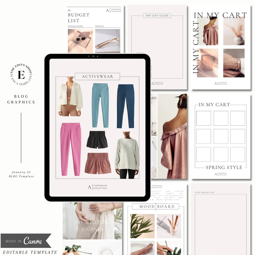 LTK Gift Guide Template Blog Collage Gift Guide Canva Template Holiday LTK Gift Guide Template So... | Etsy (US)