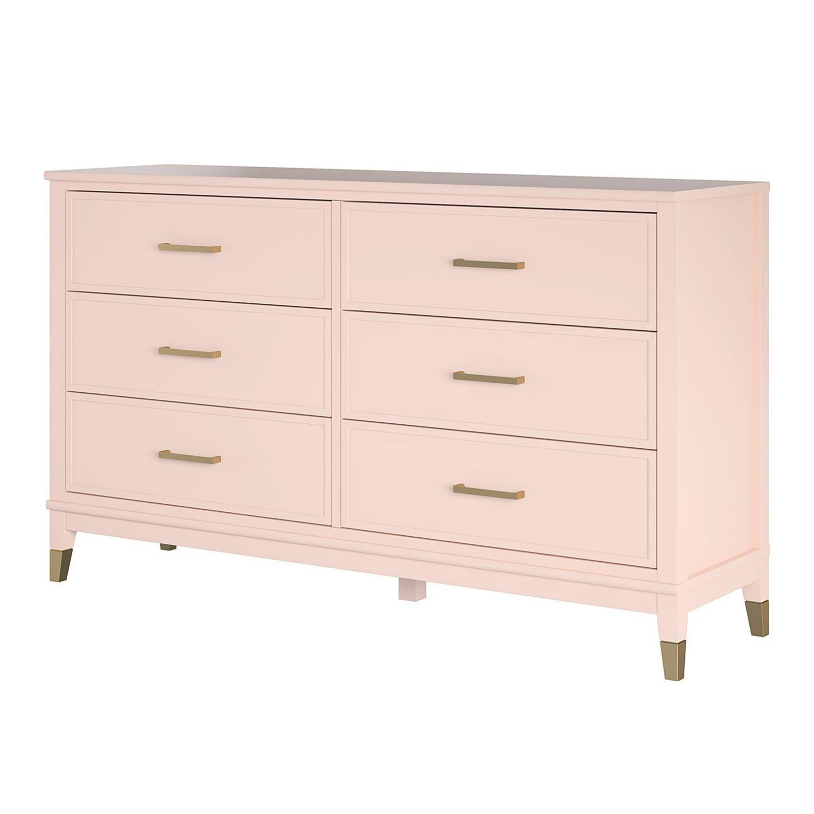 CosmoLiving by Cosmopolitan Westerleigh 6-Drawer Dresser, Pink | Kohl's
