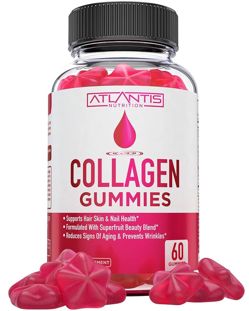 Atlantis Nutrition Collagen Peptides Gummies for Women - Formulated with Type I & III - Vitamin &... | Amazon (US)