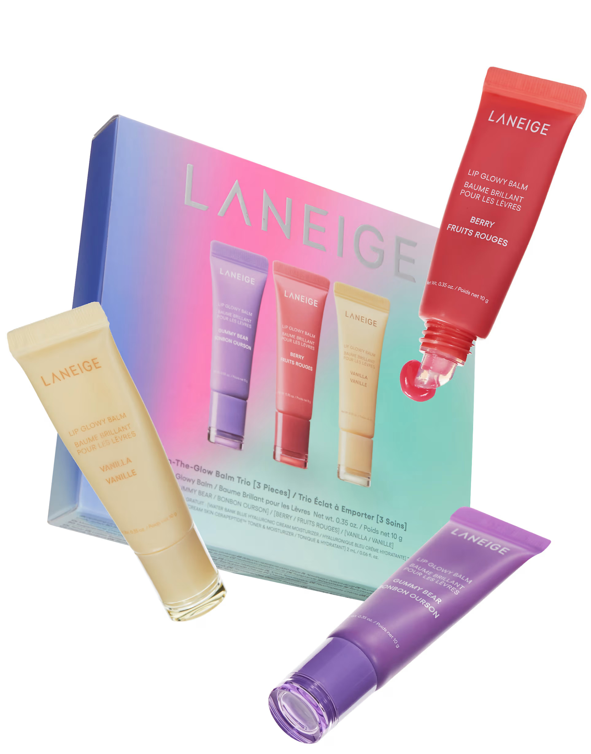 LANEIGE On-The-Glow Balm Trio - 35% Saving | ASOS (Global)