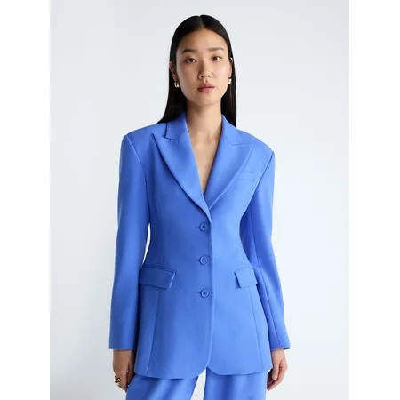 Devil Wears Prada Scoop Collection Women's and Women’s Plus Single Breasted Fitted Blazer, Sizes XS-4X | Walmart (US)