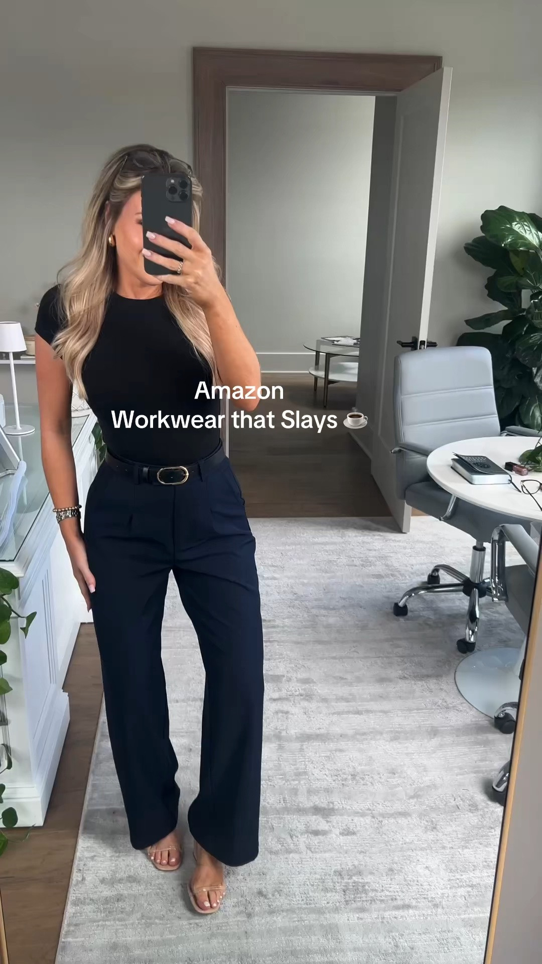 Amazon business casual outfits I wear on repeat! 🙌🏻 these are all such great staples! 

Wearing XS in wide leg trouser 
Wearing 26 in crop green pant 

business casual, fall outfits, workwear, fall fashion, office style, professional outfits, business casual outfits, workwear fashion, autumn outfits, smart casual

#LTKWorkwear
