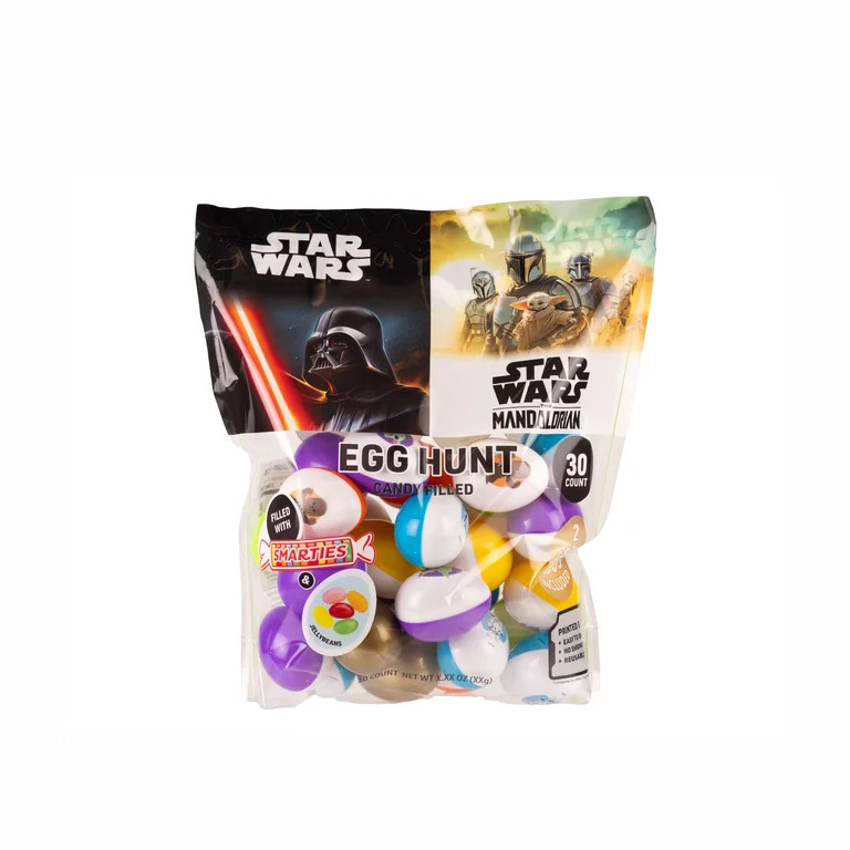 Galerie Star Wars & The Mandalorian Egg Hunt Candy Bag, 30Count, Easter Surprise for Kids | Walmart (US)