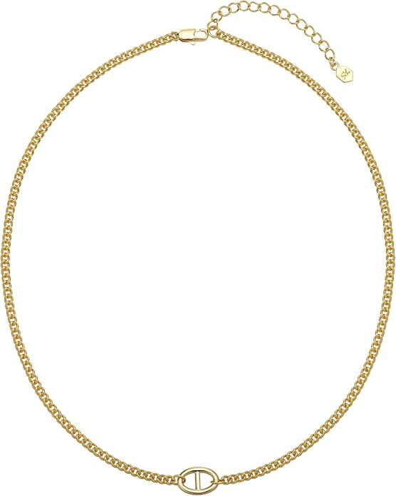 14K Gold Plated Dainty Layered Chain Necklace for Women – Adjustable Minimalist Pendant Jewelry... | Amazon (US)