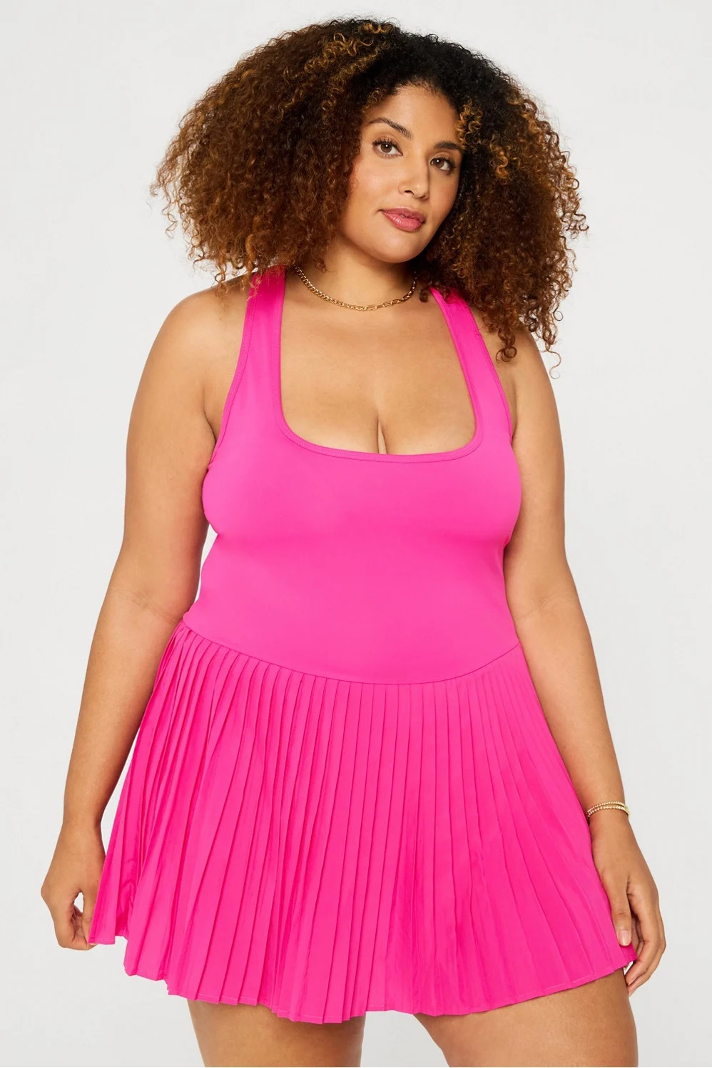 Hot Shot Pleated Dress Classic Mini | Fabletics