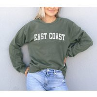East Coast Sweatshirt - Shirt Sweater | Etsy (US)