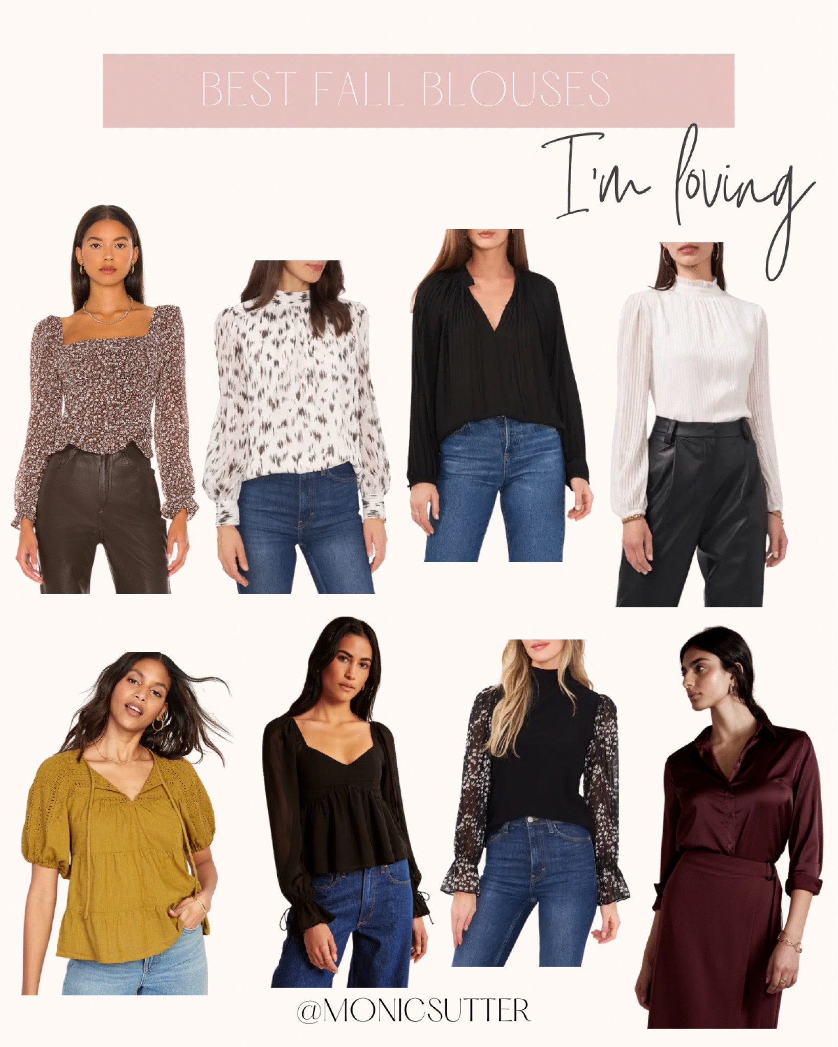 My favorite tops for fall

#LTKunder100 #LTKstyletip #LTKSeasonal