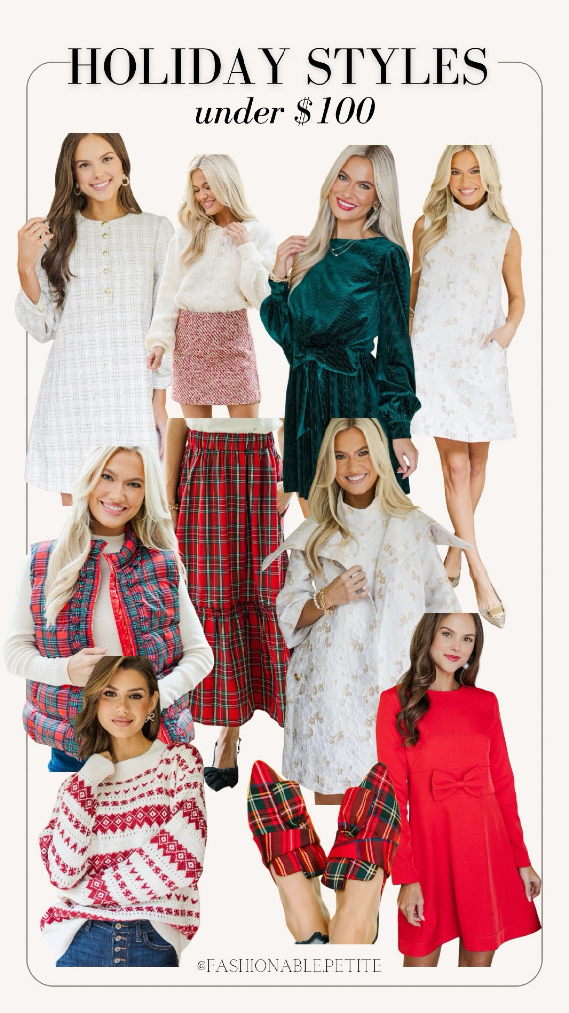 Holiday outfits under $100!

Holiday outfit, shop the mint, Christmas outfit, party dress, holiday party, holiday sweater, party outfit, Christmas party, tartan skirt, tartan vest 

#LTKFindsUnder100 #LTKHoliday