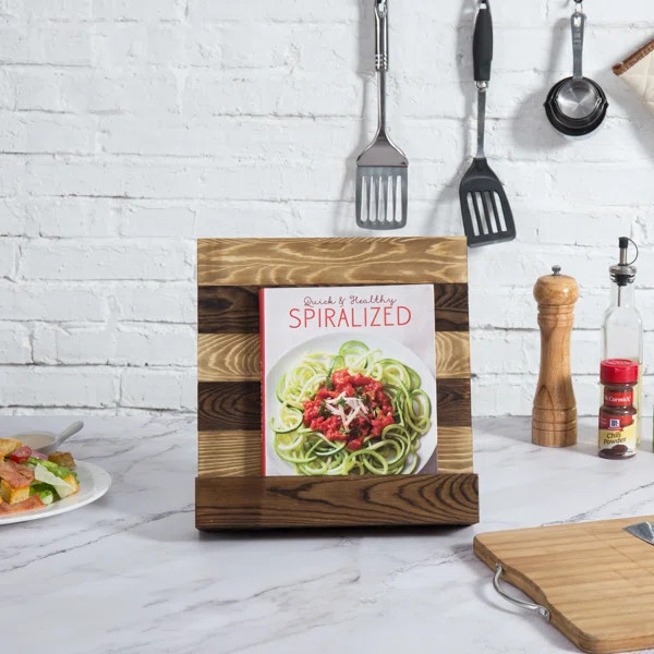 7.48'' H Solid Wood Book Stand | Wayfair North America