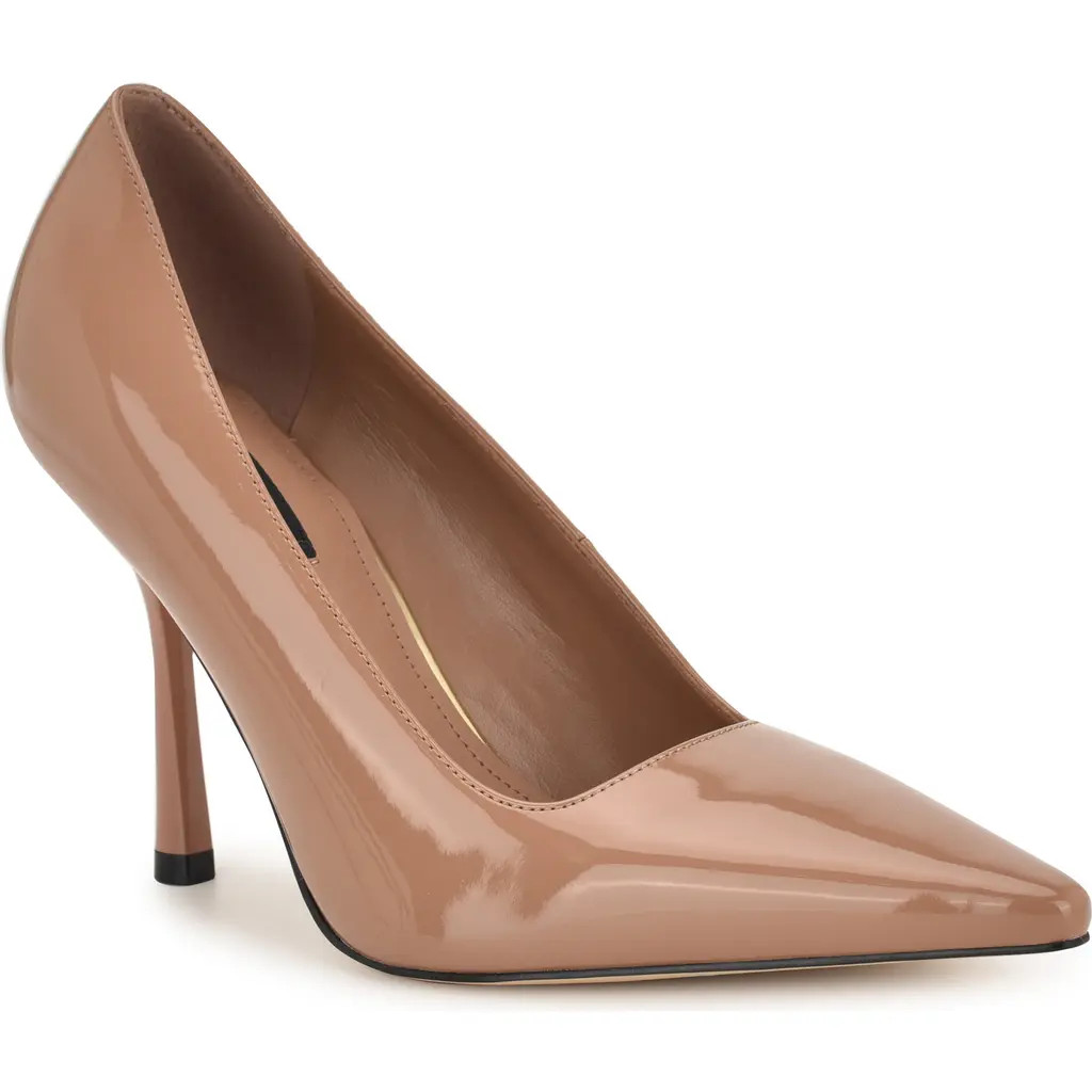 Nine West Jamiey Pointed Toe Pump in Medium Natural at Nordstrom Rack, Size 8 | Nordstrom Rack