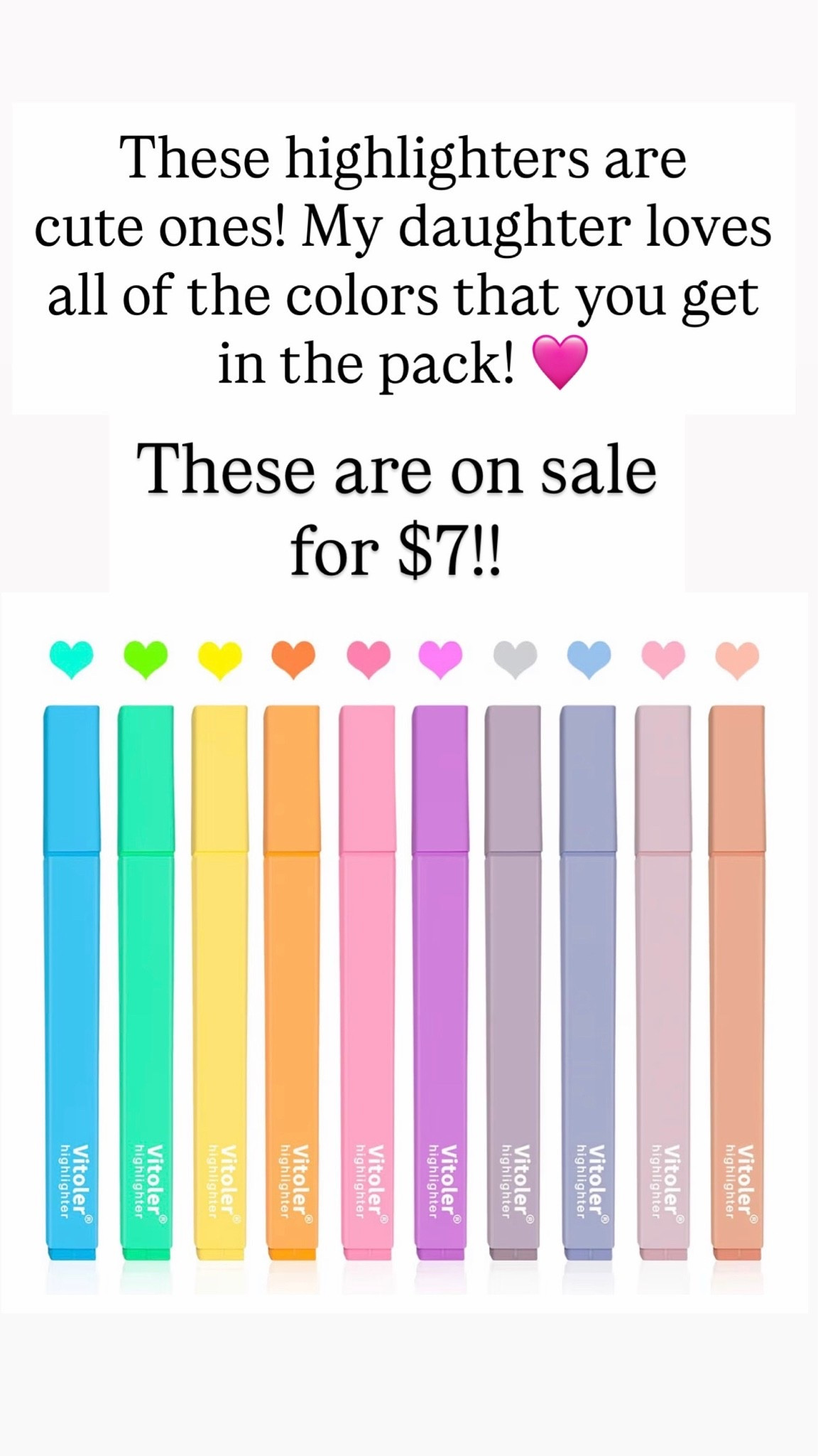 These highlighters are so cute!!

#LTKmomlife