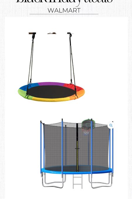 Walmart Black Friday Deals | gift ideas for kids | outdoor play | trampoline | swing 

#LTKkids #LTKGiftGuide #LTKsalealert
