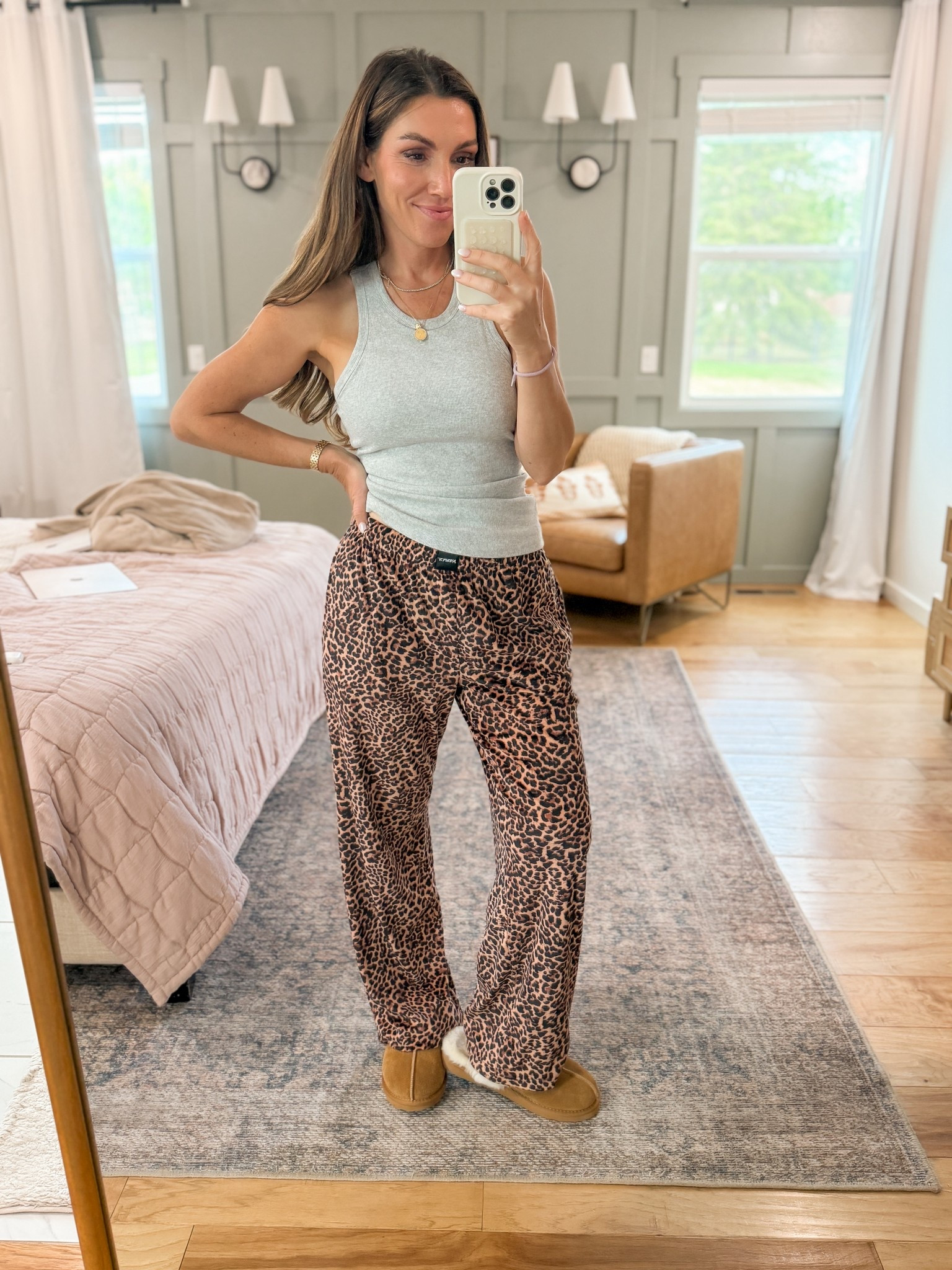 #walmart #pajamas #under$10
Wearing size small in pants and tank! 

#LTKFindsUnder100 #LTKStyleTip #LTKFindsUnder50