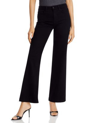L'AGENCE Scottie High Rise Wide Leg Jeans in Black  | Bloomingdale's Women | Bloomingdale's (US)