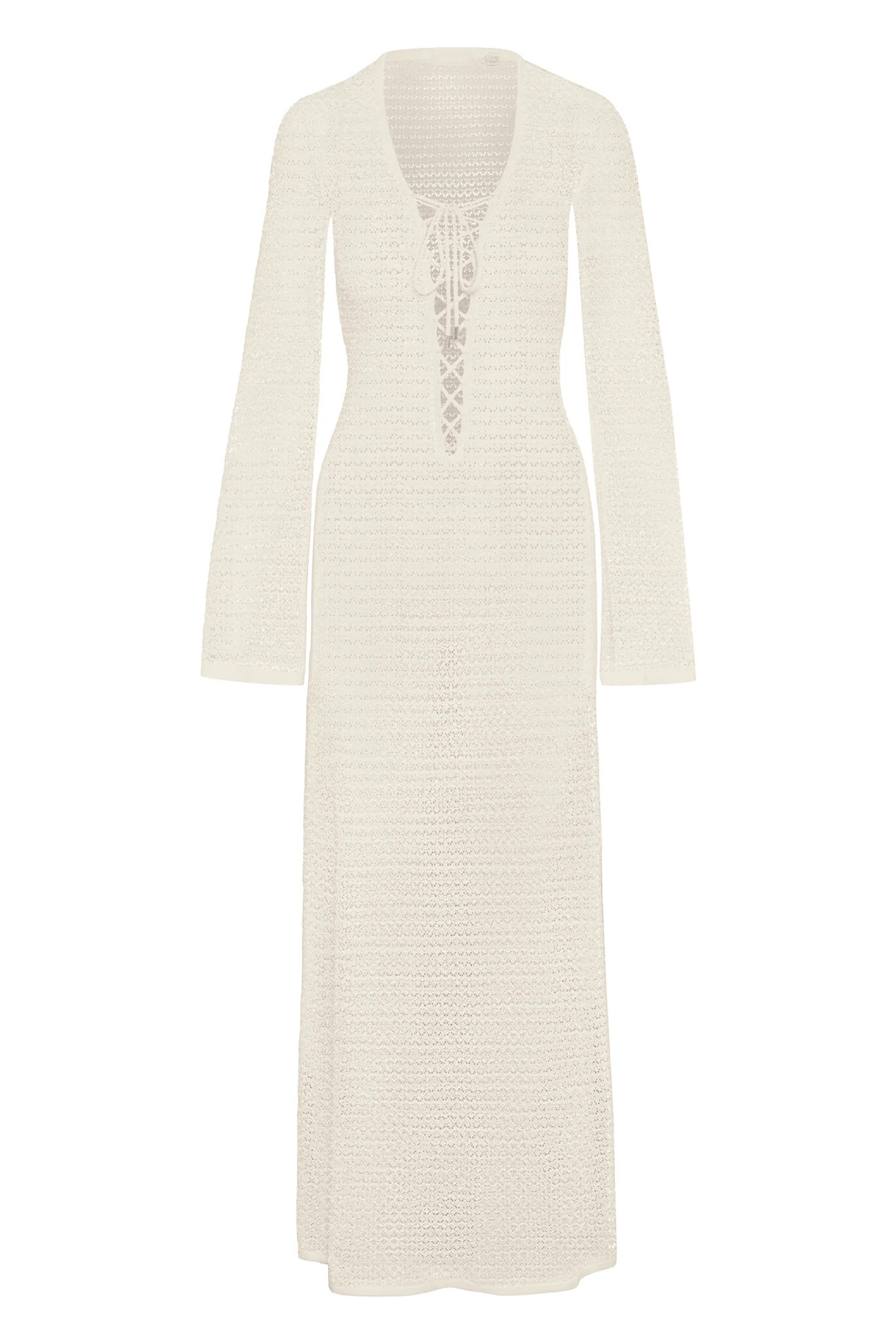 Corossol Dress - Ivory Lace Crochet | Monday Swimwear