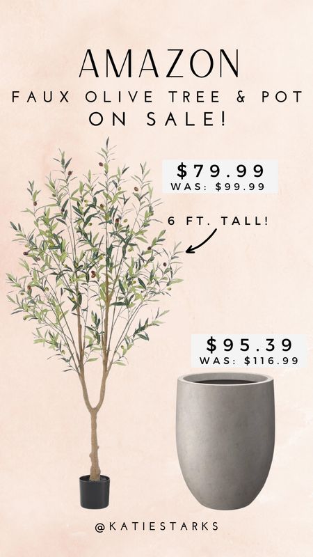 This faux olive tree and pot are both on sale! Great reviews on both!

#LTKhome #LTKsalealert
