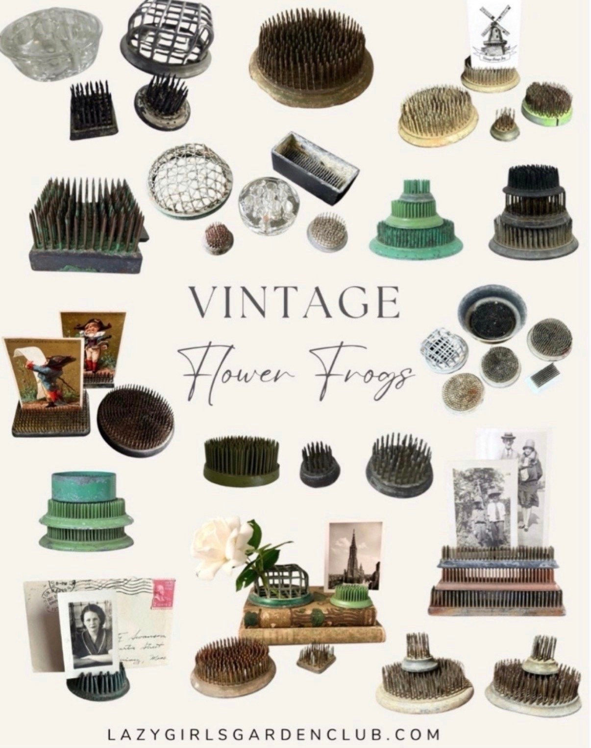Vintage flower frogs have totally stolen my heart when it comes to arranging blooms—they’re such a fun and functional little treasure to collect! I love the charm they add to a bouquet and how they make styling flowers feel effortless.