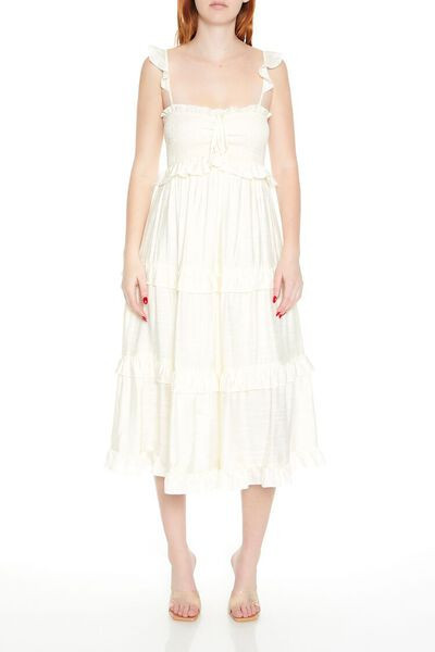 Tiered Ruffle Midi Dress | Forever 21