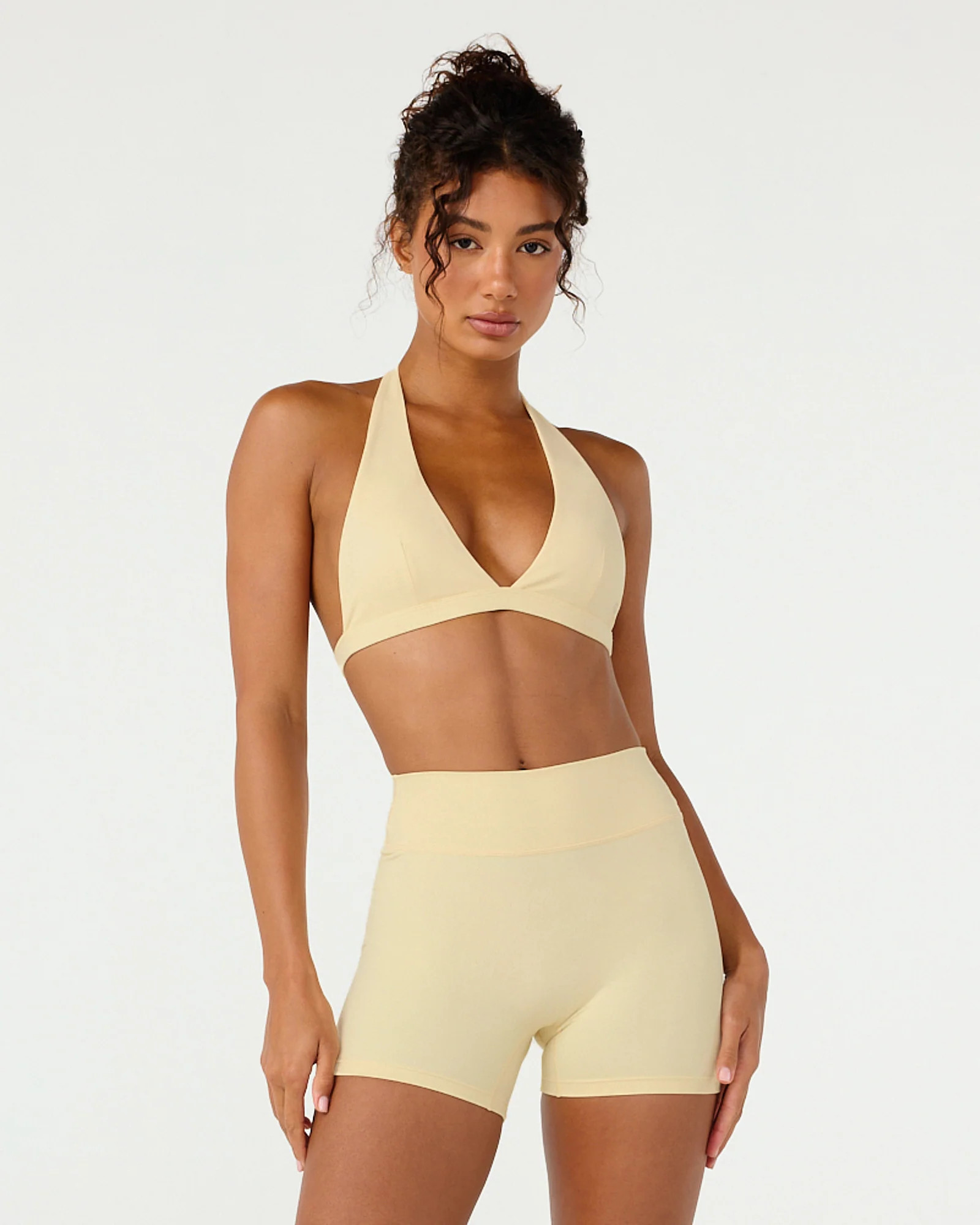 Form Invisible Scrunch Shorts 4" | Butter | Crop Shop Boutique US
