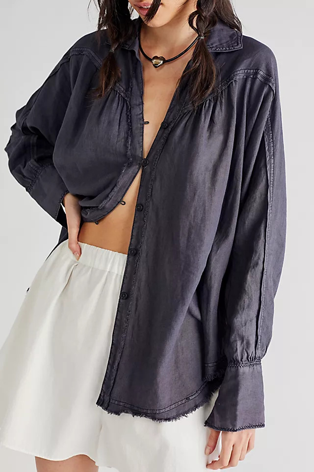 Summer Fling Buttondown | Free People (Global - UK&FR Excluded)