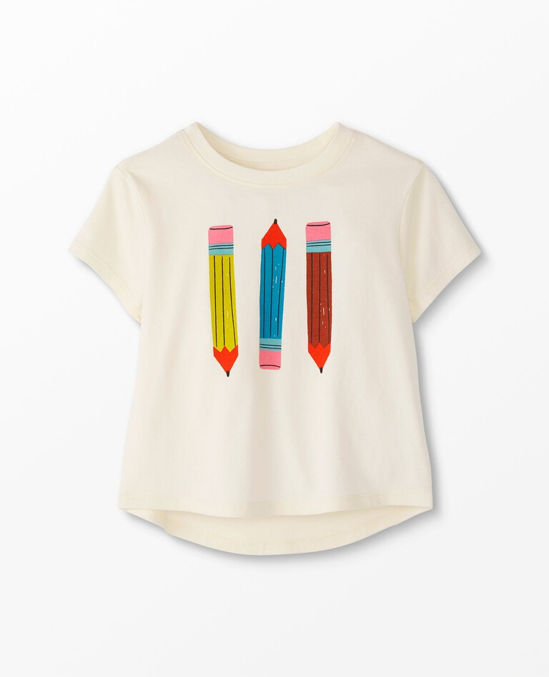 Graphic Tee In Cotton Jersey | Hanna Andersson