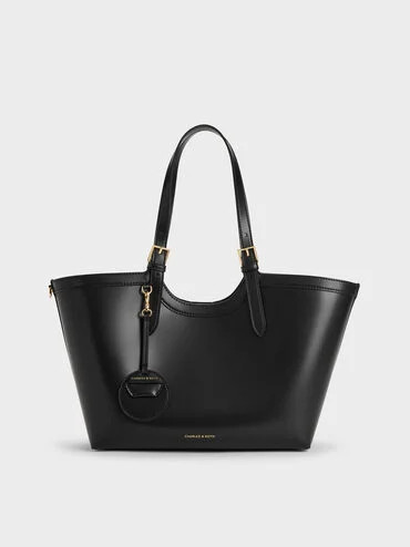 Black XL Enola Tote Bag | CHARLES & KEITH | Charles & Keith AU